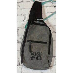 Got Your‎ 6 Sling Bag Crossbody Shoulder Bag Travel Casual Gray